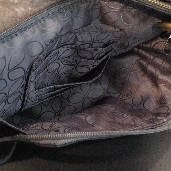 Fossil Crossbody Purse in Brown Leather - Picture 5 of 7